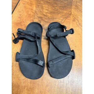 Xero Shoes Z-Trail EV Women's Size 9 Barefoot Trail Hiking Sandals Black Grey